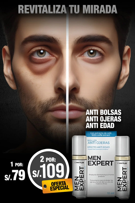 MEN EXPERT - ROLLER PARA OJERAS 100% EFECTIVO